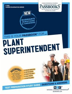 Plant Superintendent (C-1935): Passbooks Study Guide Volume 1935 - National Learning Corporation