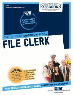 File Clerk (C-254): Passbooks Study Guide Volume 254 - National Learning Corporation
