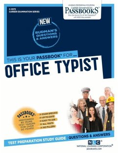 Office Typist (C-3373): Passbooks Study Guide Volume 3373 - National Learning Corporation