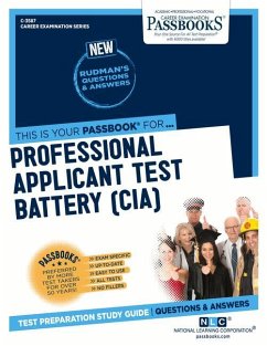 Professional Applicant Test Battery (Cia) (C-3587): Passbooks Study Guide Volume 3587 - National Learning Corporation