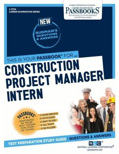 Construction Project Manager Intern (C-3734): Passbooks Study Guide Volume 3734 - National Learning Corporation