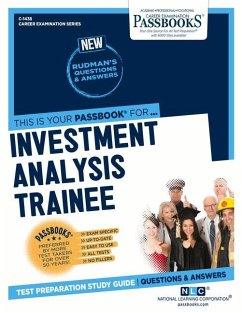 Investment Analysis Trainee (C-1438): Passbooks Study Guide Volume 1438 - National Learning Corporation