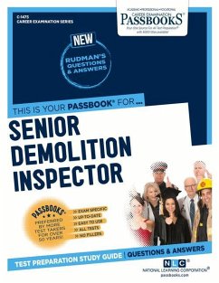 Senior Demolition Inspector (C-1475): Passbooks Study Guide Volume 1475 - National Learning Corporation