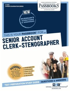 Senior Account Clerk-Stenographer (C-3470): Passbooks Study Guide Volume 3470 - National Learning Corporation