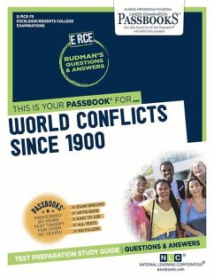World Conflicts Since 1900 (Rce-70): Passbooks Study Guide Volume 70 - National Learning Corporation