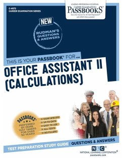 Office Assistant II (Calculations) (C-4572): Passbooks Study Guide Volume 4572 - National Learning Corporation