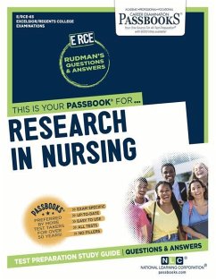 Research in Nursing (Rce-65): Passbooks Study Guide Volume 65 - National Learning Corporation