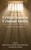 Critical Issues in Criminal Justice