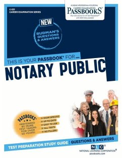 Notary Public (C-531): Passbooks Study Guide Volume 531 - National Learning Corporation
