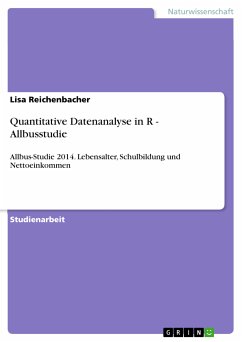 Quantitative Datenanalyse in R - Allbusstudie (eBook, PDF)