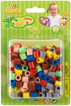 Cover Hama 8523 - Perlen, Bügelperlen Maxi, 250 Stück, bunt, volltonmix 2