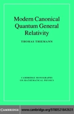Modern Canonical Quantum General Relativity (eBook, PDF) - Thiemann, Thomas