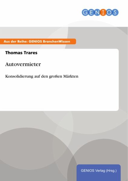 Autovermieter (eBook, PDF)
