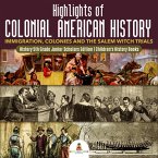 Highlights of Colonial American History : Immigration, Colonies and the Salem Witch Trials   History 5th Grade Junior Scholars Edition   Children's History Books (eBook, ePUB)