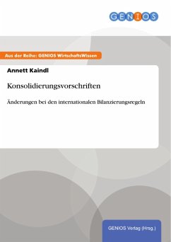 Cover Konsolidierungsvorschriften (eBook, PDF)