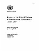 Report of the United Nations Commission on International Trade Law (eBook, PDF)