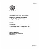 Resolutions and Decisions Adopted by the General Assembly during its Sixty-eighth Session (eBook, PDF)