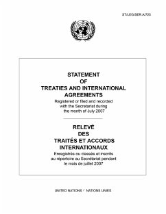 Statement of Treaties and International Agreements / Relevé des Traités et Accords Internationaux (eBook, PDF)