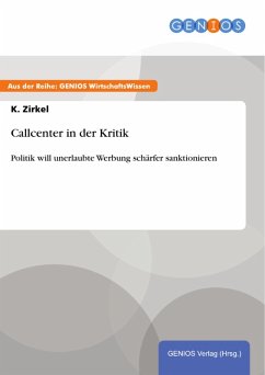Callcenter in der Kritik (eBook, PDF) - Zirkel, K.