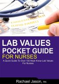 Lab Values Pocket Guide For Nurses (eBook, ePUB)