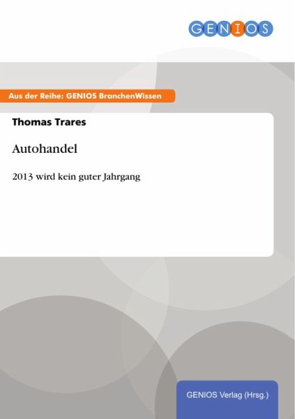 Autohandel (eBook, PDF)