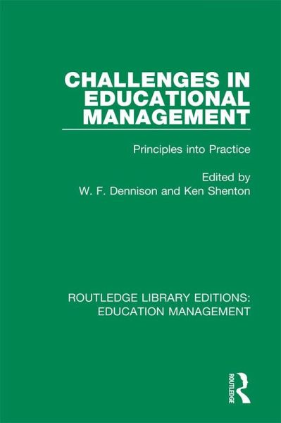Challenges in Educational Management (eBook, ePUB)