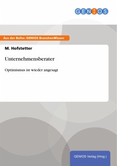 Unternehmensberater (eBook, PDF) - Hofstetter, M.