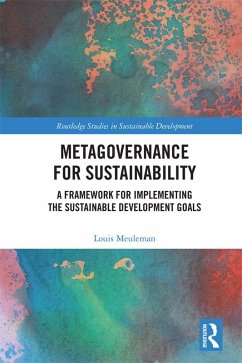 Cover Metagovernance for Sustainability (eBook, PDF)