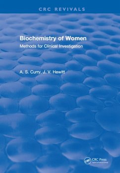 Biochemistry of Women Methods (eBook, ePUB) - Curry, A. S.