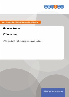Cover Zillmerung (eBook, PDF)