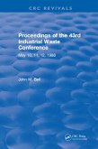 Proceedings of the 43rd Industrial Waste Conference May 1988, Purdue University (eBook, PDF)