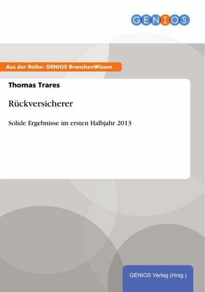 Rückversicherer (eBook, PDF) Rückversicherer (eBook, PDF)