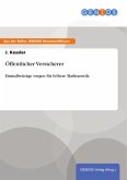 Öffentlicher Versicherer (eBook, PDF)