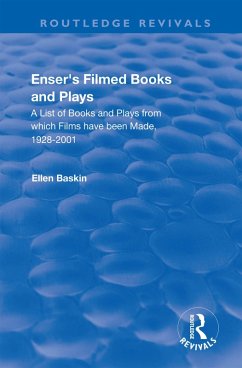 Cover Enser's Filmed Books and Plays (eBook, PDF)