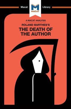 An Analysis of Roland Barthes's The Death of the Author (eBook, ePUB) - Seymour, Laura