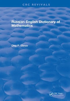 Russian-English Dictionary of Mathematics (eBook, PDF) - Efimov, Oleg