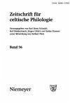 Zeitschrift für celtische Philologie 56/2008 (eBook, PDF)