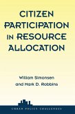 Citizen Participation In Resource Allocation (eBook, ePUB)
