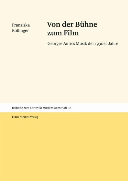 Von der Bühne zum Film (eBook, PDF) Von der Bühne zum Film (eBook, PDF)