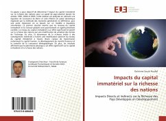 Impacts du capital immatériel sur la richesse des nations - Soussi Noufail, Outmane