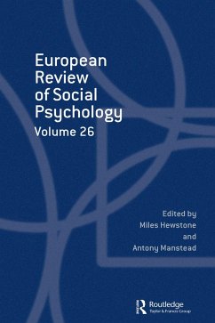 Cover European Review of Social Psychology: Volume 26 (eBook, ePUB)