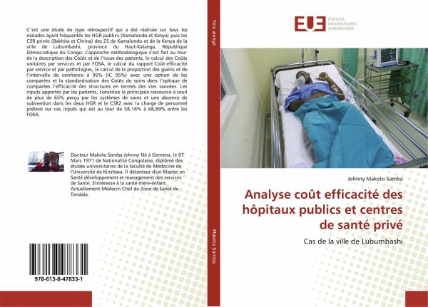 Analyse coût efficacité des hôpitaux publics et centres de santé privé Analyse coût efficacité des hôpitaux publics et centres de santé privé