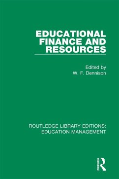 Educational Finance and Resources (eBook, ePUB)