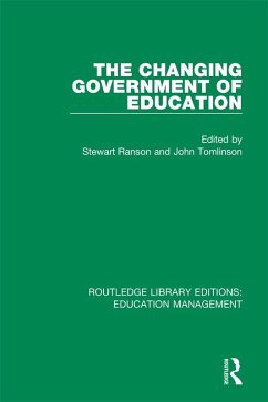 The Changing Government of Education (eBook, ePUB) Cover The Changing Government of Education (eBook, ePUB)