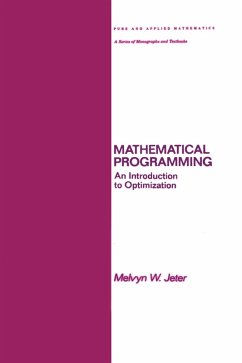 Mathematical Programming (eBook, ePUB) - Jeter, Melvyn
