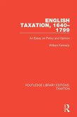 English Taxation, 1640-1799 (eBook, ePUB)