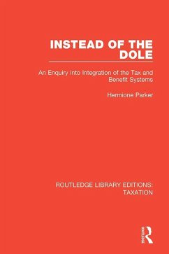 Cover Instead of the Dole (eBook, PDF)