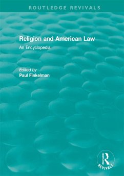 Routledge Revivals: Religion and American Law (2006) (eBook, PDF)