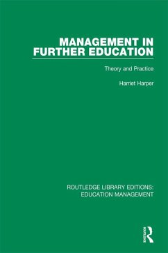 Management in Further Education (eBook, PDF) - Harper, Harriet