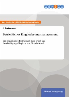 Betriebliches Eingliederungsmanagement (eBook, PDF) - Lukmann, I.